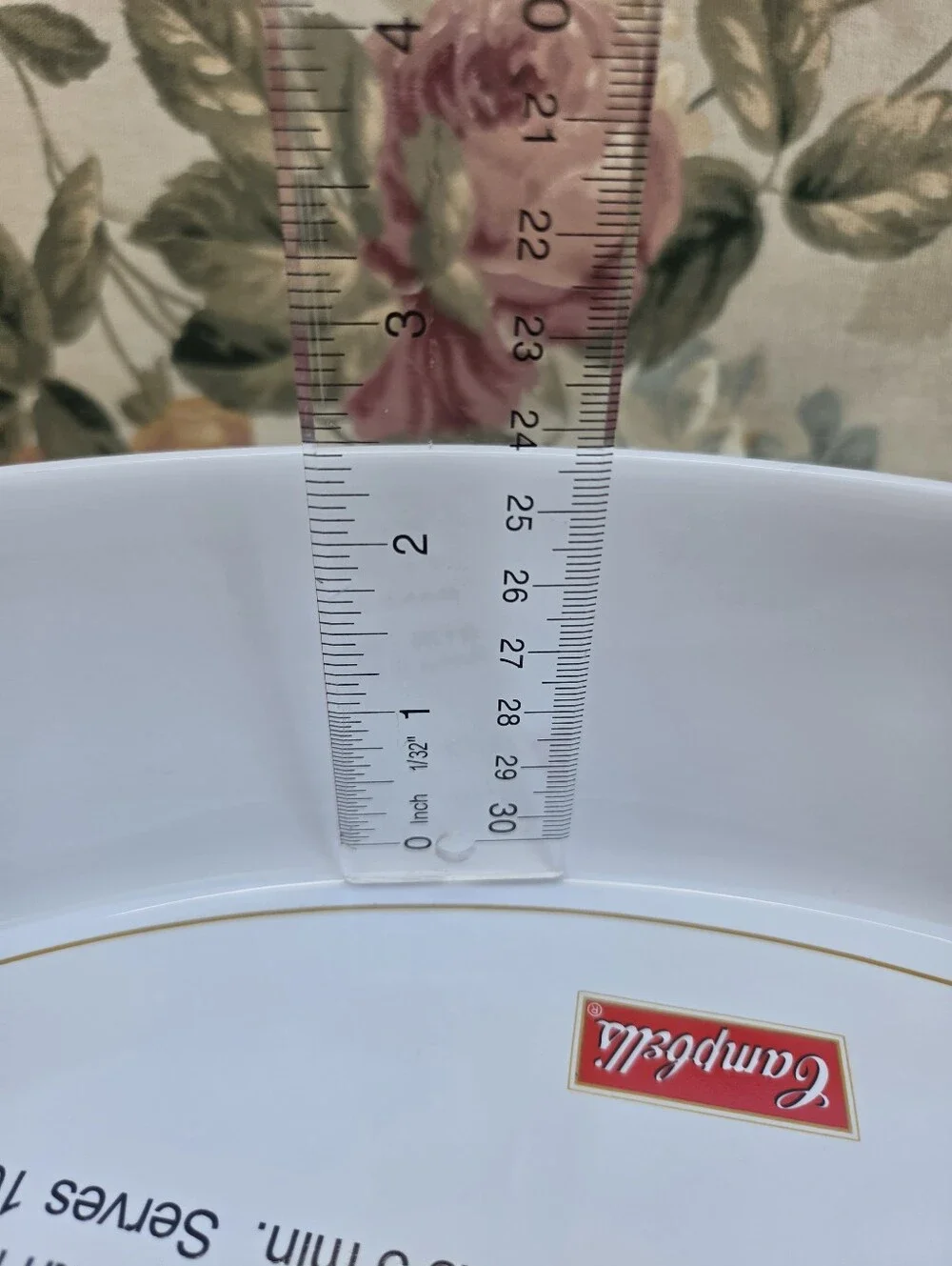 Vintage Campbell's Soup 2006 Green Bean Casserole Recipe Oval Baking Dish